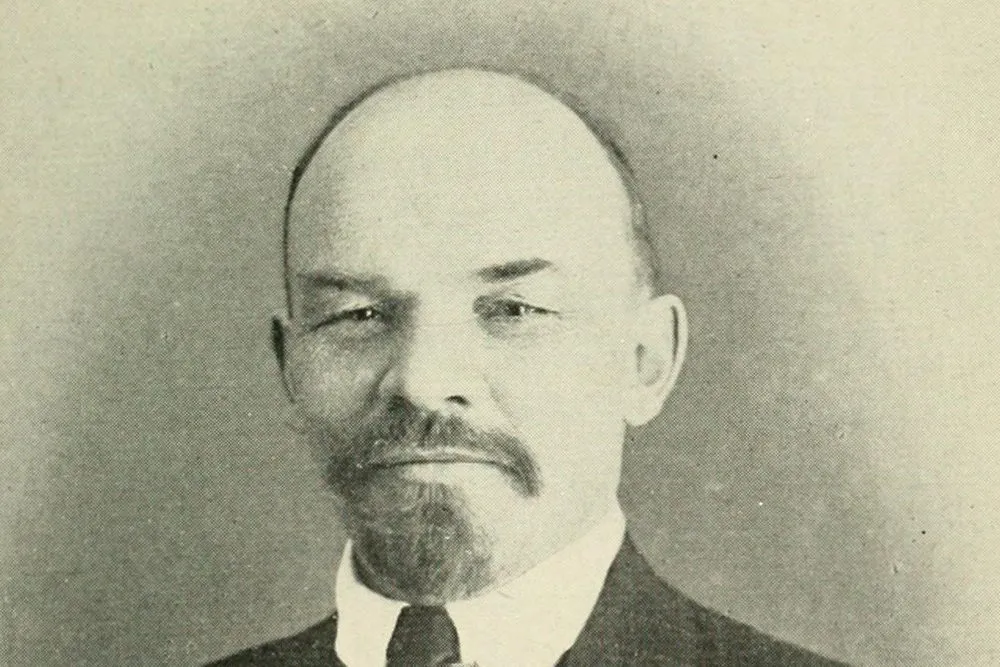 Vladimir Lenin photographed in Switzerland in 1916, during his years of exile