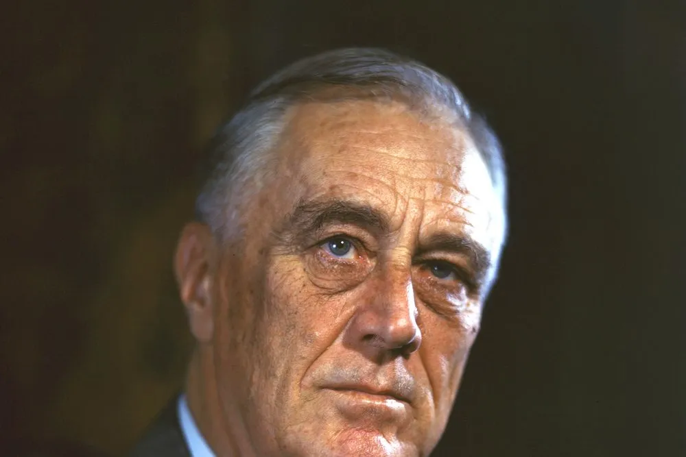 Portrait of President Franklin D Roosevelt