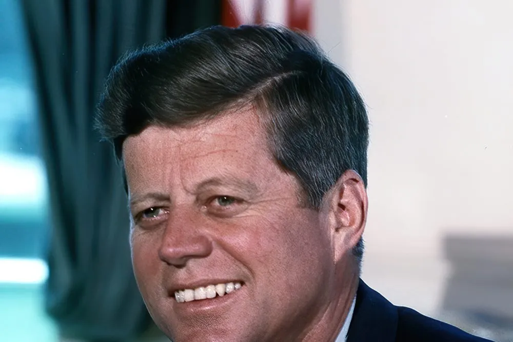 Portrait of President John F Kennedy