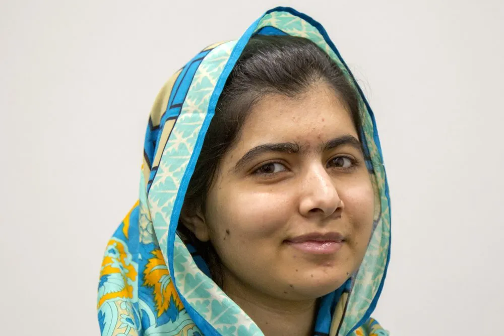 Malala Yousafzai photographed in 2015