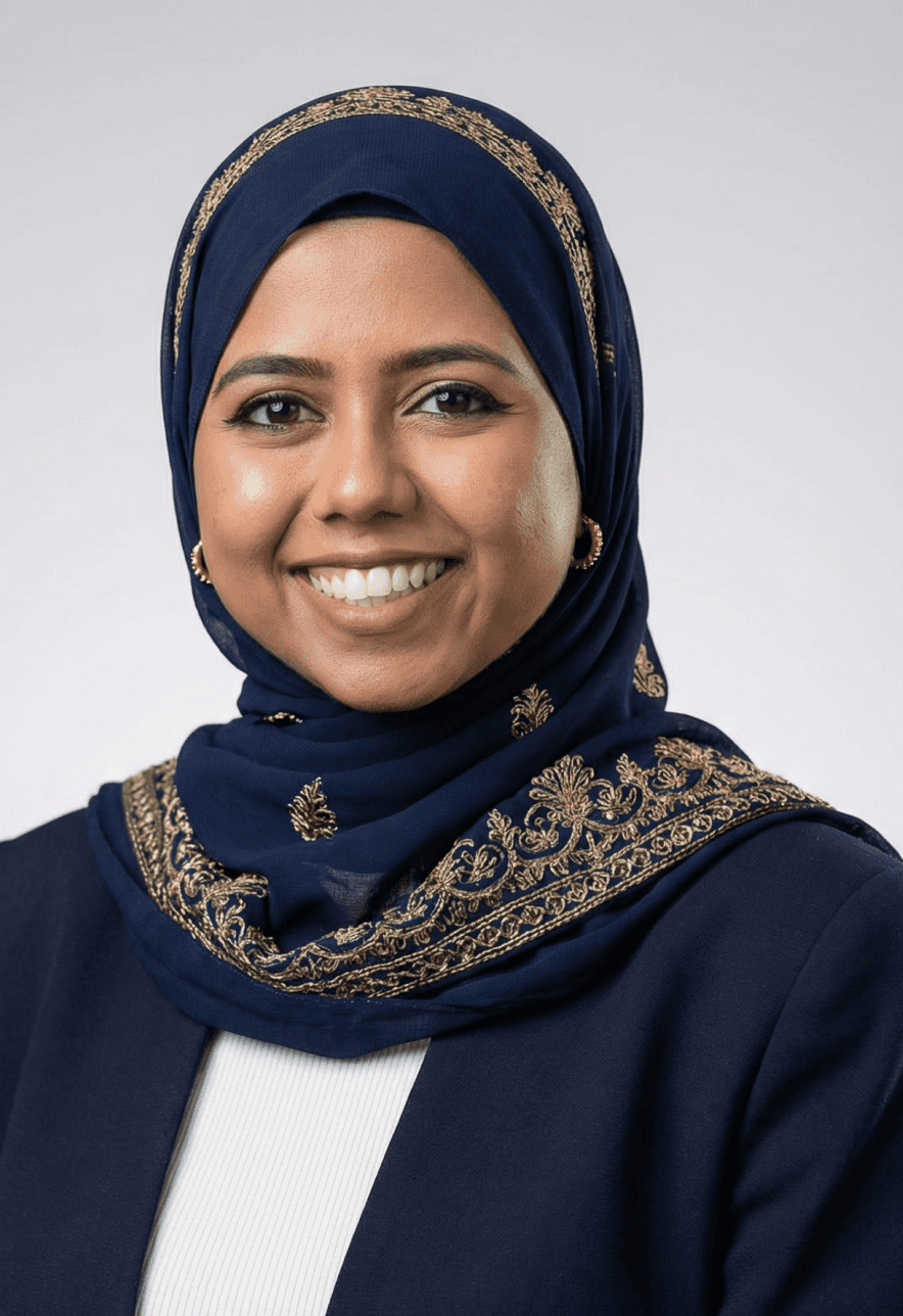 Portrait of Razinah Anwarali